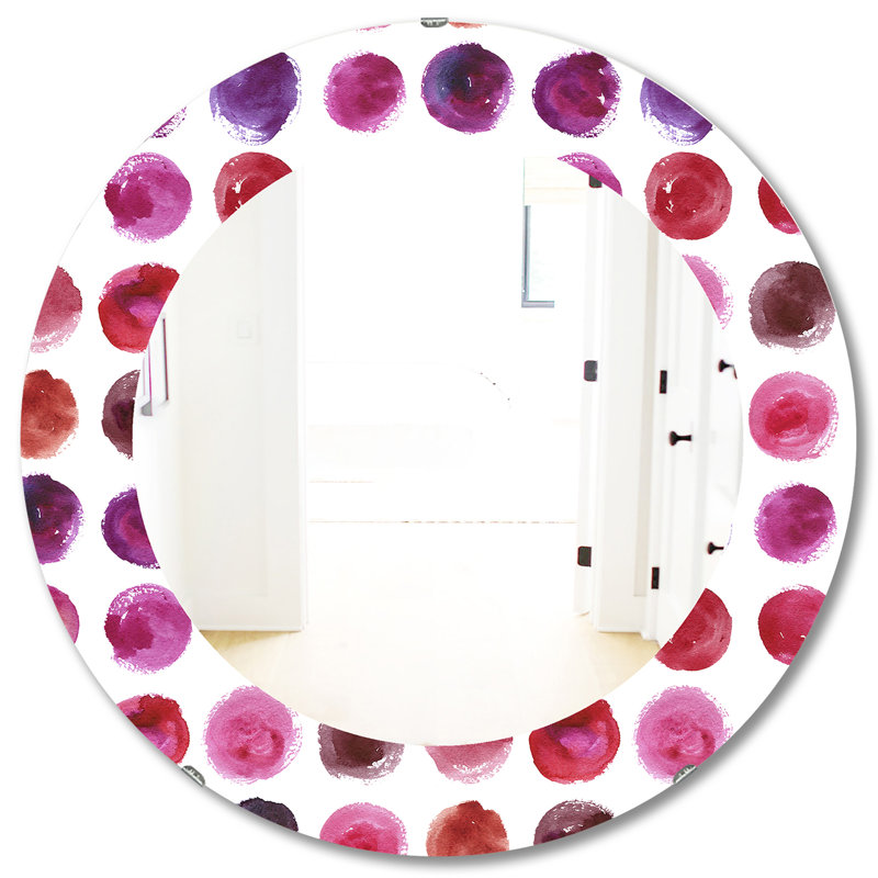 Miroir mural Circular Dance 4, H 31,5 po x l po