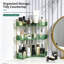Présentoir ouvert vertical à 3 niveaux pour les soins de la peau et le maquillage (vert)-133701717