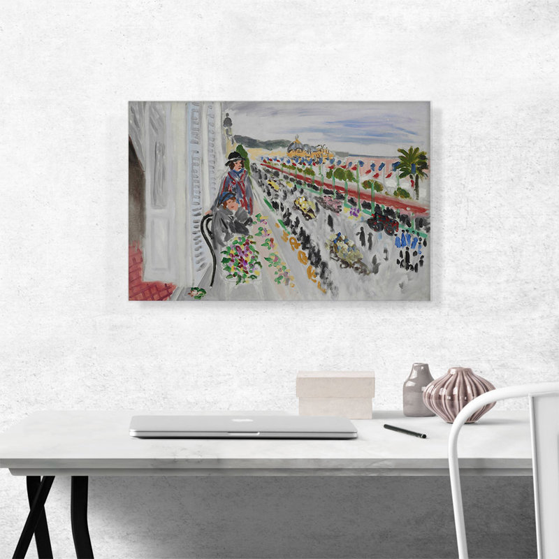 «Festival of Flowers 1922» par Henri Matisse, reproduction d'art sur toile tendue, H 18 po x l 26 po x P 1,5 po