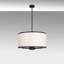 Luminaire suspendu cylindrique à 1 lumière