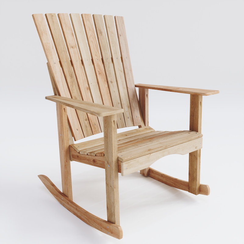 Chaise berçante Keystone Amish Co. Eden Cedar, Non fini