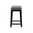 Goza Backless Black Tweed Counter Stool-1850969891-1850969903