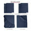 Ensemble de draps en microfibre 6 pièces Lux Decor-1501291196-1532217755