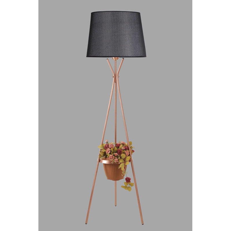 Lampe trépied 65 po Horicon, Noir
