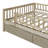 Full Size Daybed Wood Bed With Two Drawers-2123109193