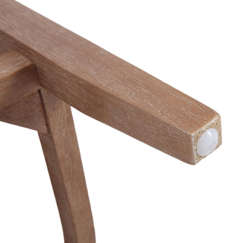 Chaise de comptoir revêtue de bois massif et comptoir en tonneau avec étriers, 1