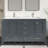 Anvay 60 in. Double Sinks Freestanding Bath Vanity in Charcoal Gray with Carrara Marble Top-406671024-408697619