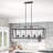 Skegness 5 - Light Matte Black Pendant-561302760-639149558