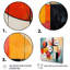 Abstractions géométriques bleues et mid-century I - impression-835056291-835056290