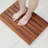 Youngquist Teak Non-Slip Shower Mat-625859240
