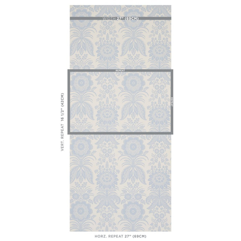 Greta Wallpaper, Ivory