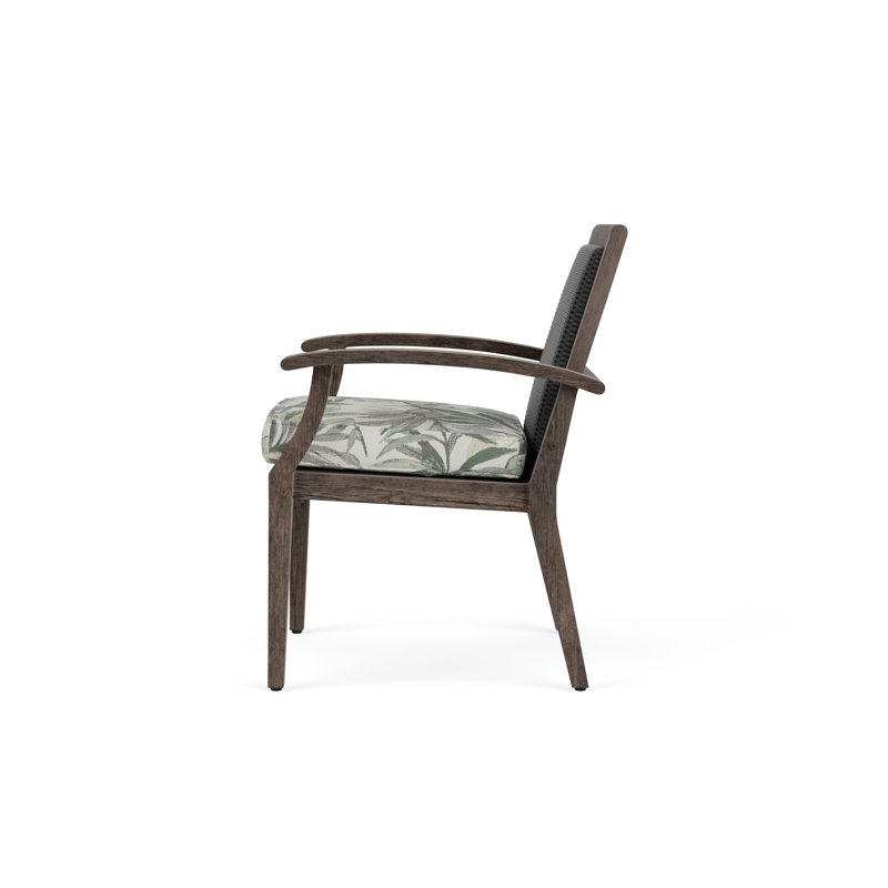 Frontier Outdoor Dining Armchair, Calidora Mist, Charcoal