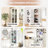 White Freestanding Metal Kitchen Cabinet 72" Tall With 5 Adjustable Shelves, Formaldehyde- Coating, Magnetic Closure Glass Doors, Vented Side Panels, Quick Assembly Unit High Customizable Suitable