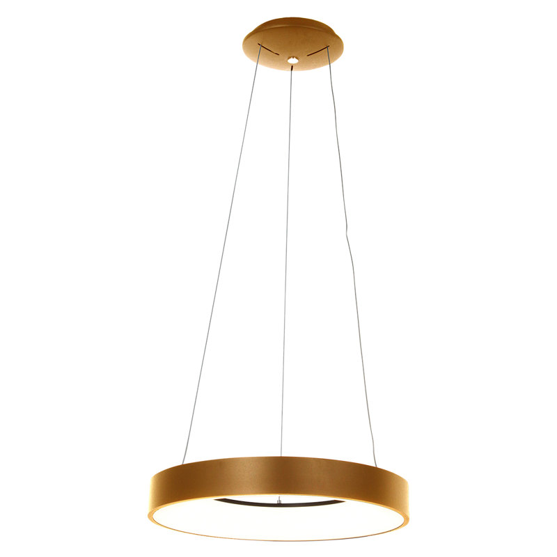 Aroush 1 - Light LED Unique/Statement Pendant, Gold