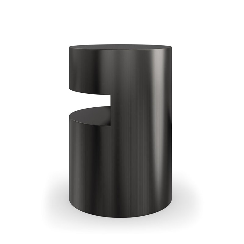 Constellation Drum End Table with Storage