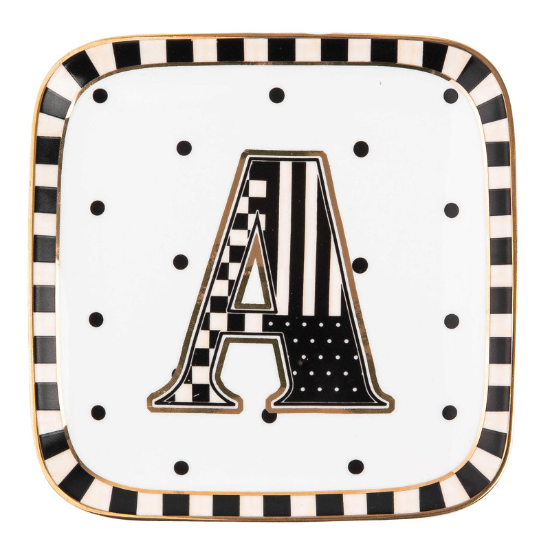 Monogram Dish - A