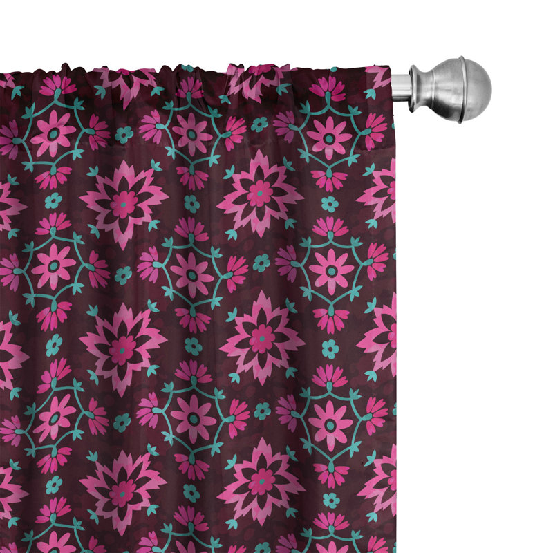 Rideaux 4 panneaux East Urban Home, L 56 po x L 95 po