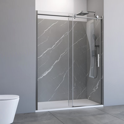 Vella 32x60 Shower with Vertical Tile Walls