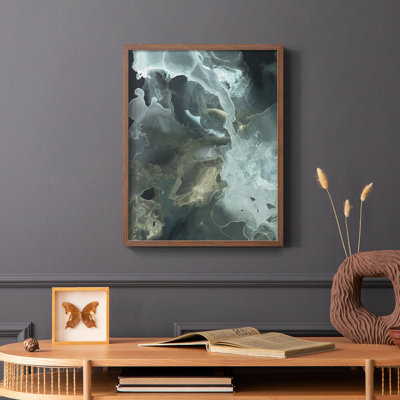 Reproduction encadrée dorée Spector II - bois massif