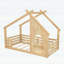 Lit House House avec fenêtre et petite tablette, aucun sommier nécessaire-357544228-357544230