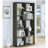 Rectangular 10-Shelf Bookcase In Weathered Grey-1609352252-1609352248