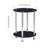 Patsis Glass Top End Table-100095481-100095479