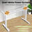 Dual  Motor Electric Standing Desk Frame With Cable Management Tray, Casters And Hooks-1113736099