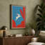 Leaping Hare Modern - Wrapped Canvas-1696923890-1696923901