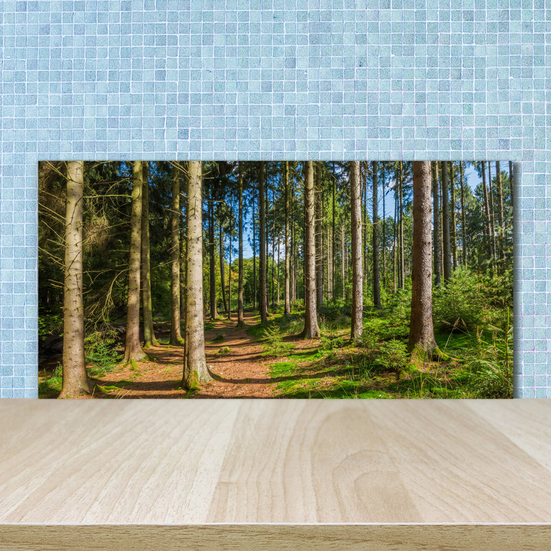 50cm W x 100cm L Glass Peel and Stick Panel