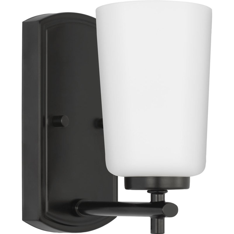 Cheria Dimmable Bath Sconce, Matte Black