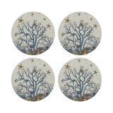 Coral Reef Round Beaded Placemat