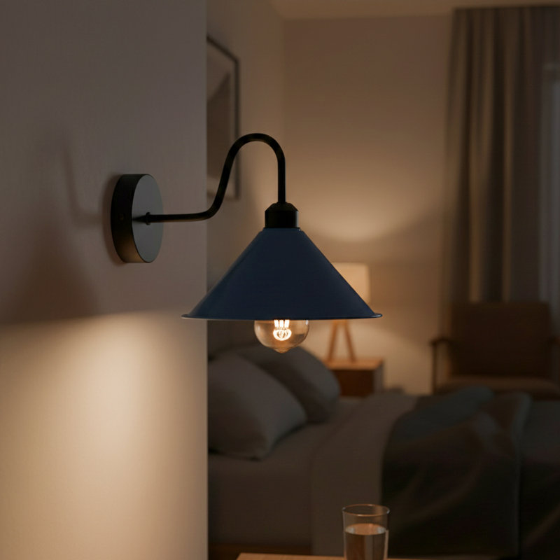 Armed Sconce, Blue