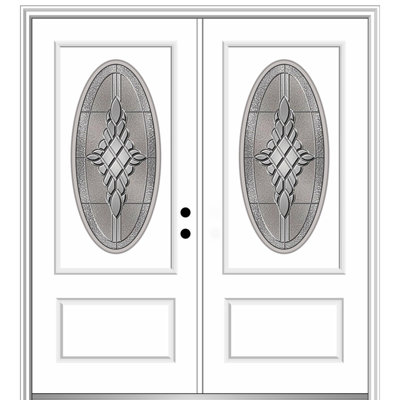 Grace 74'' x 82.25'' Fiberglass Front Entry Doors