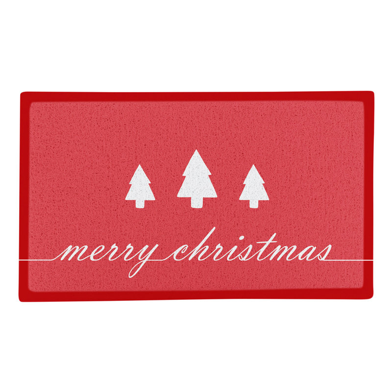 Ameriana Non-Slip No Pattern Christmas Doormat