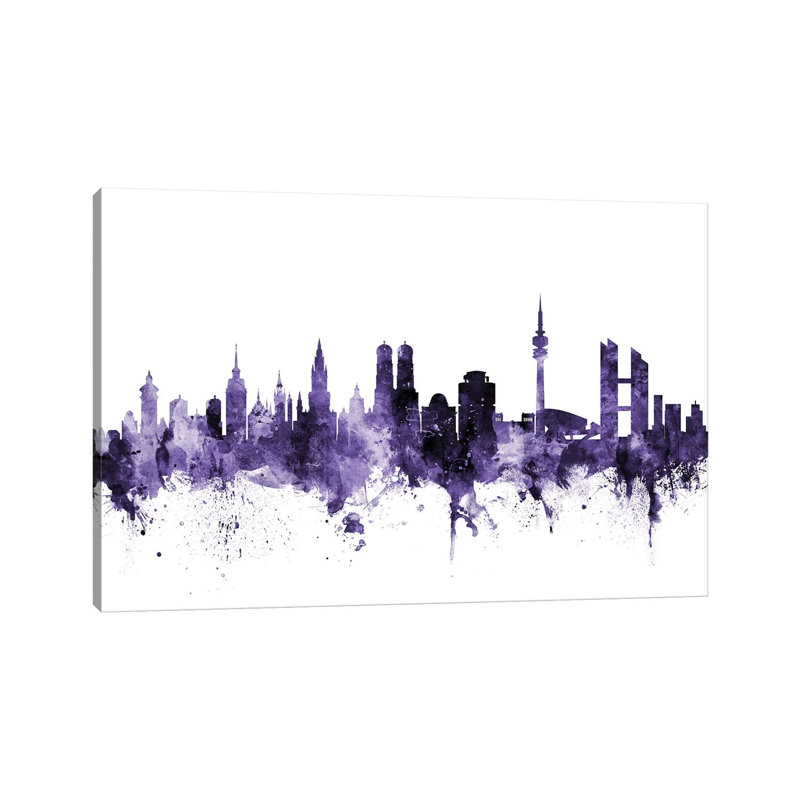 Munich, Germany Skyline by Michael Tompsett - Wrapped Canvas Gallery-Wrapped Canvas Giclée