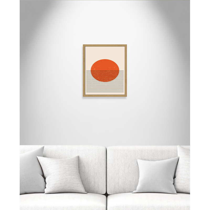 Bright Minimal Series #2 Print by Stanley, Grain de bois naturel, L 16 po x H 19 po, Impression encadrée