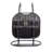 Fabric & Wicker Hanging Chair