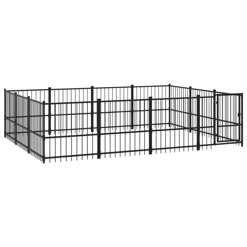 Arwen 100cm H Plastic Exercise Pen With Door, 100cm H x 388cm W x 291cm D