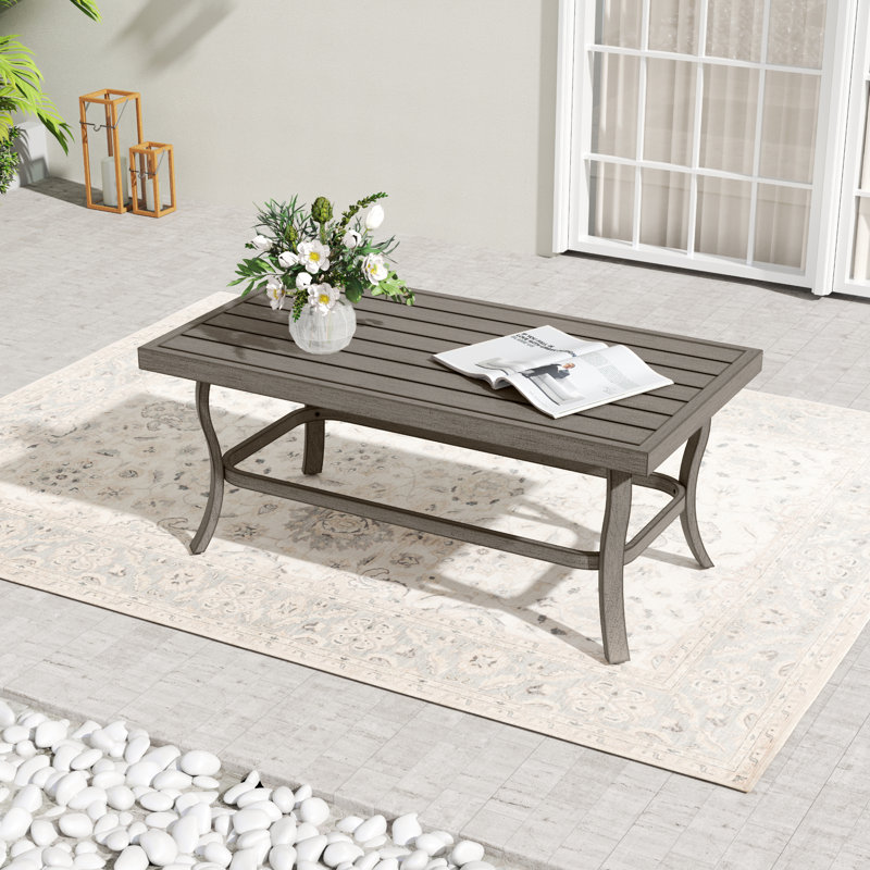 Table basse d'extérieur 1 pièce Nettleton