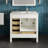Eviva London 38"W x 18"D Bathroom Vanity with Undermount Porcelain Sink-13188946-82082238