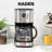 Haden Heritage 4 Slice Toaster and 12 Cup Coffee Maker Kitchen Set, Steel/Copper