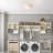 1-Light Modern Layered Round Wall/Flush Mount Light