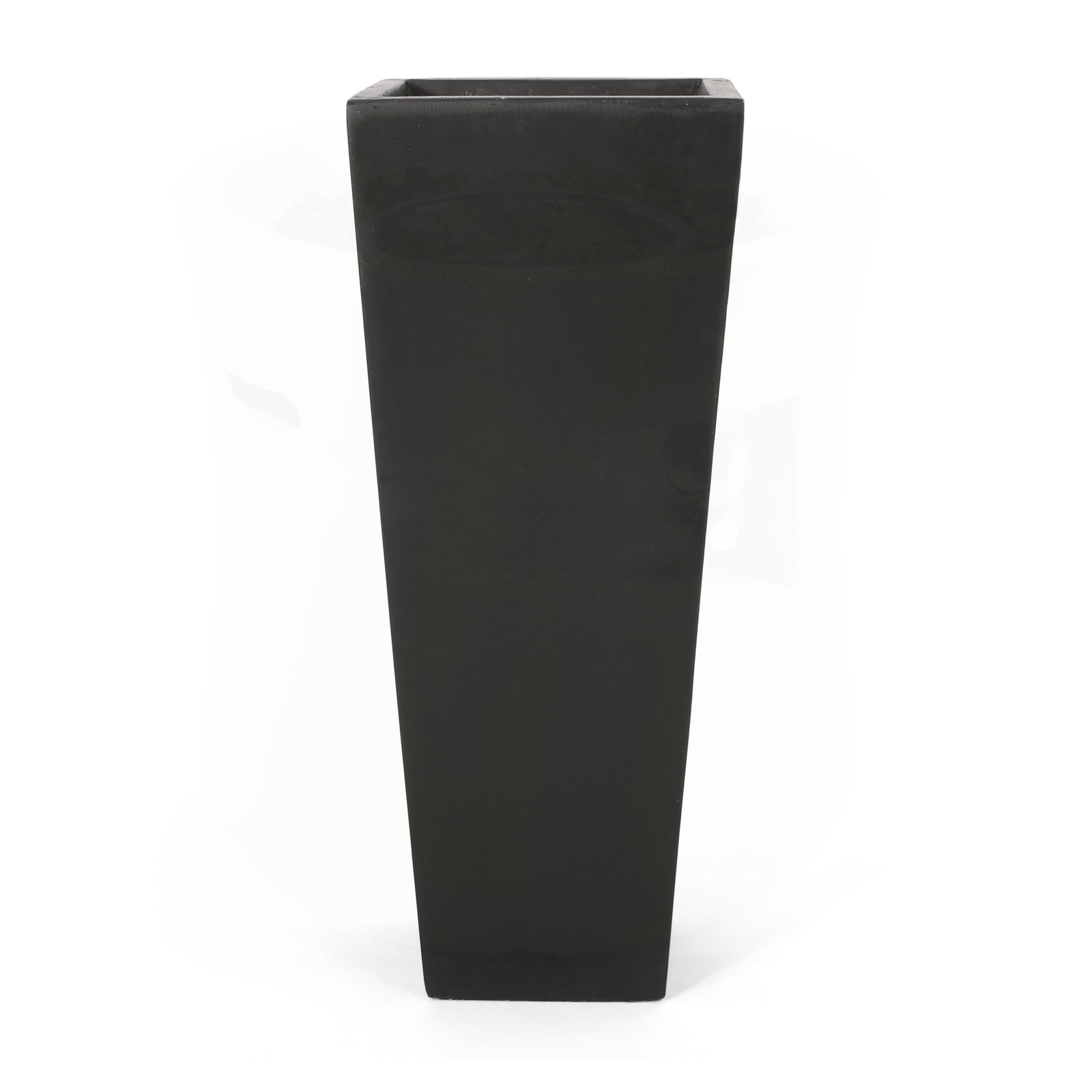 Devi Pot Planter - Set of 2, Matte Black, 1