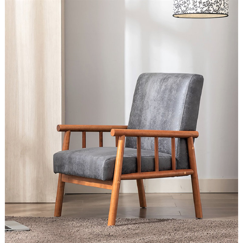 Goedeck Upholstered Armchair, Gray