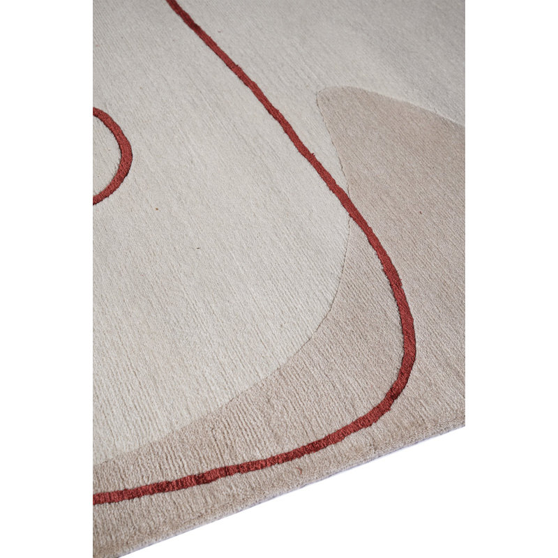Plexa Ruby Area Rug, Rectangle 4' x 6'