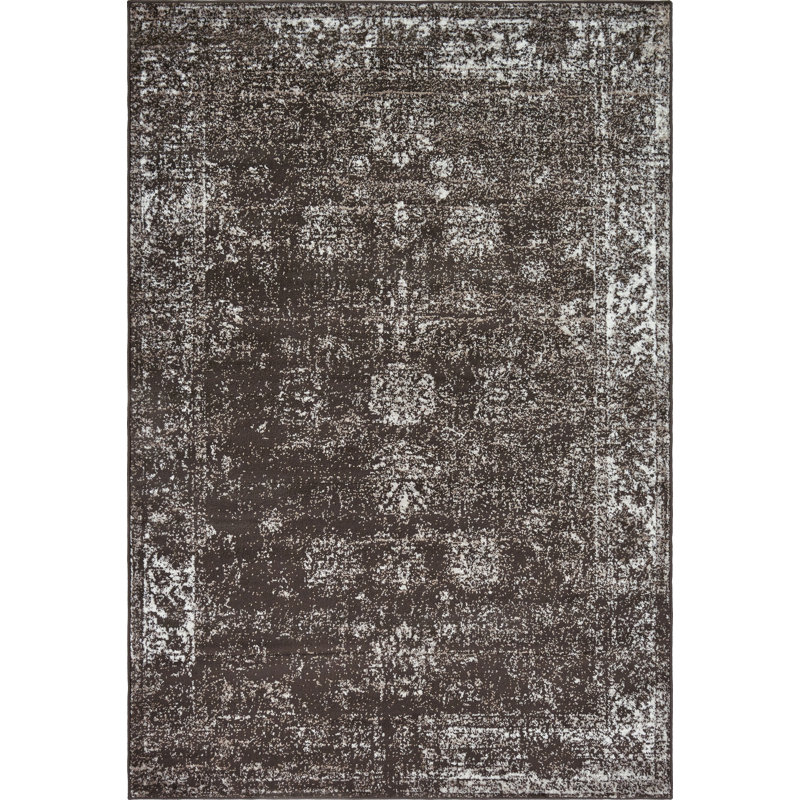 Brandt Floral Indoor Rug, Rectangle 6'1" x 9', No