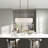 Claudelle 3 - Light Dimmable Kitchen Island Square / Rectangle Chandelier-613928682-613928685