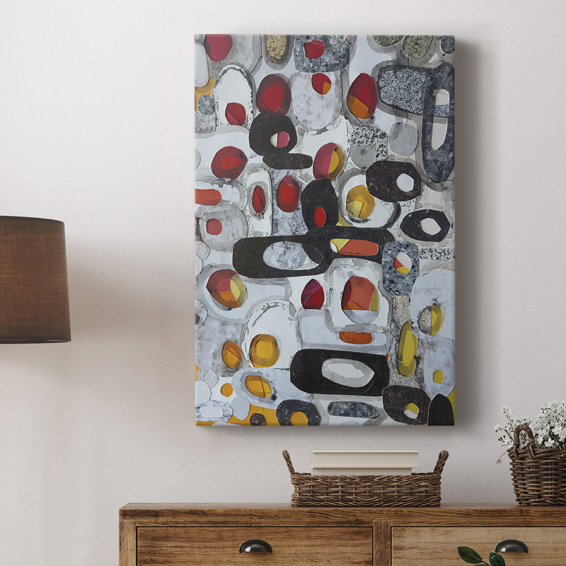 Collage de fruits I - galerie Cavas sur mesure, H 48 po x l 32 po