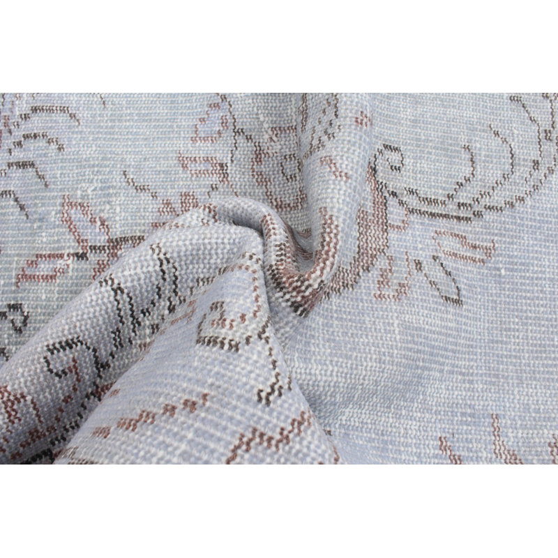 Tapis gris clair à transition de couleur 5 pi 2 po x 9 pi 7 po