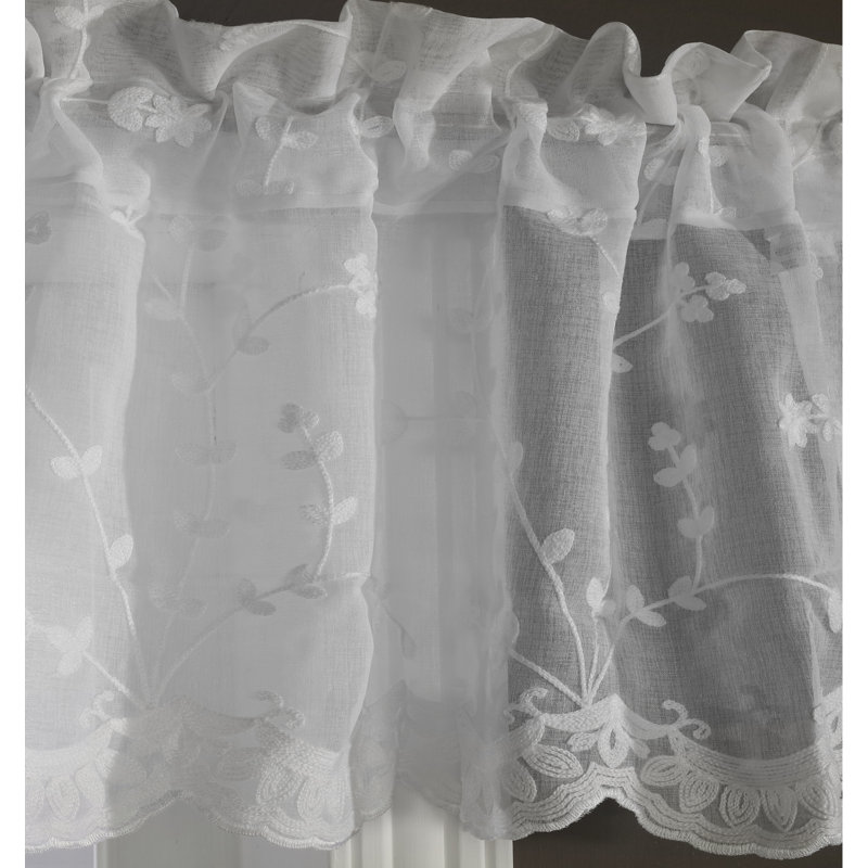 Cantonnière 80 "Silke, Blanc